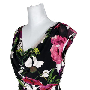 Unisex Lauren Ralph Lauren - Schiffon dress, size 38 - Black (3)