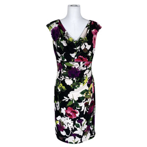Unisex Lauren Ralph Lauren - Schiffon dress, size 38 - Black (1)