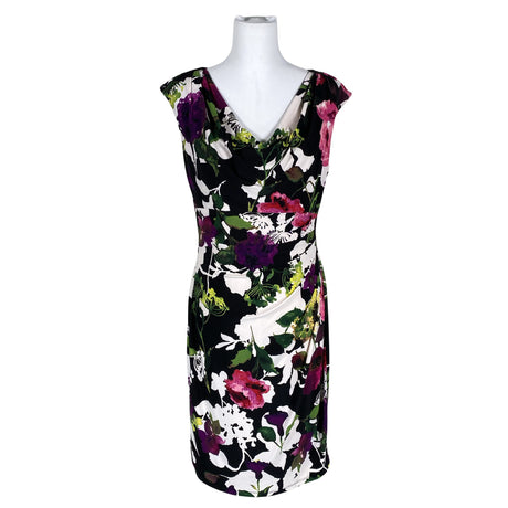 Unisex Lauren Ralph Lauren - Schiffon dress, size 38 - Black ()