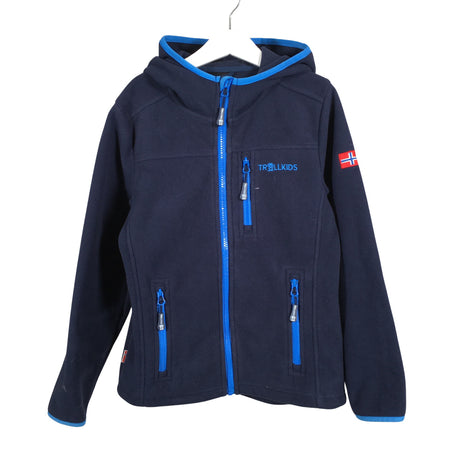 Unisex Trollkids - Fleece jacket, size 134 - 140 - Blue ()