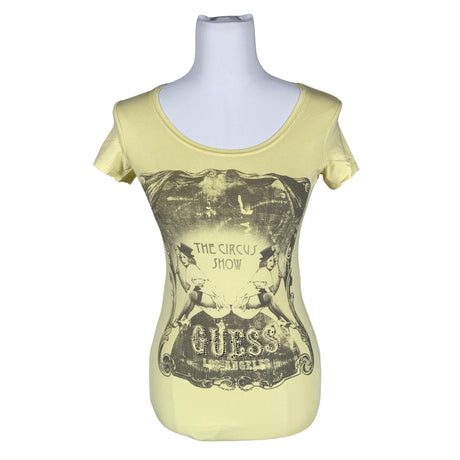 Unisex Guess - T-shirt, size 34 - Yellow ()
