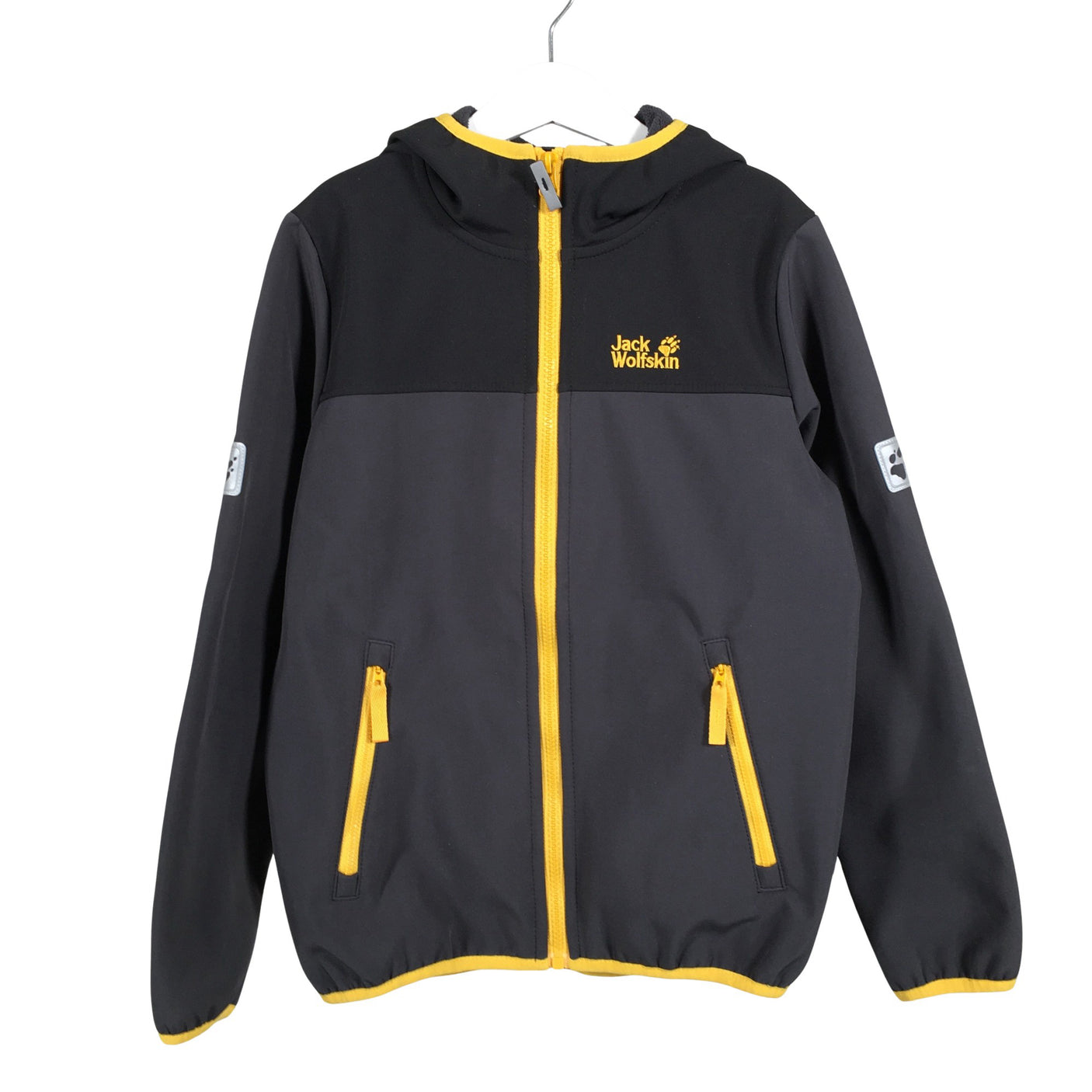 Unisex Jack Wolfskin - Soft shell jacket, size 134 - 140 - Gray (1)