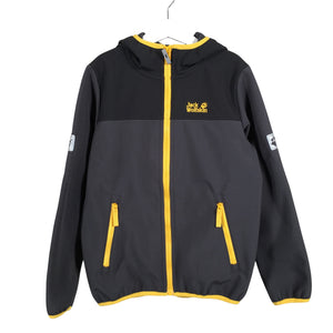 Unisex Jack Wolfskin - Soft shell jacket, size 134 - 140 - Gray (1)
