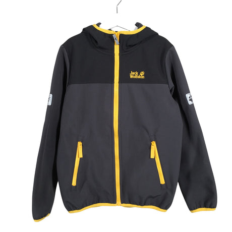 Unisex Jack Wolfskin - Soft shell jacket, size 134 - 140 - Gray ()