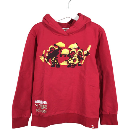 Unisex Lego - Hoodie, size 116 - 122 - Red ()