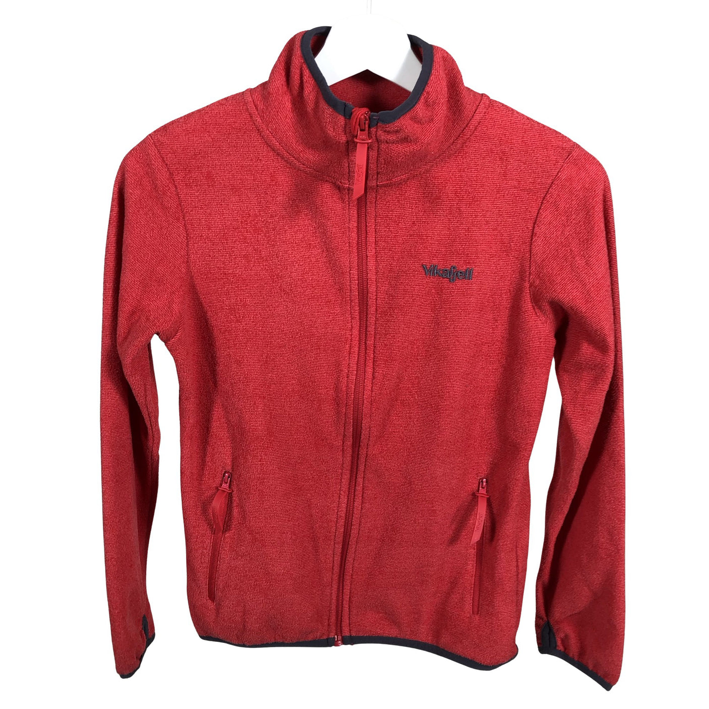 Unisex Vikajell - Fleece jacket, size 146 - 152 - Red (1)