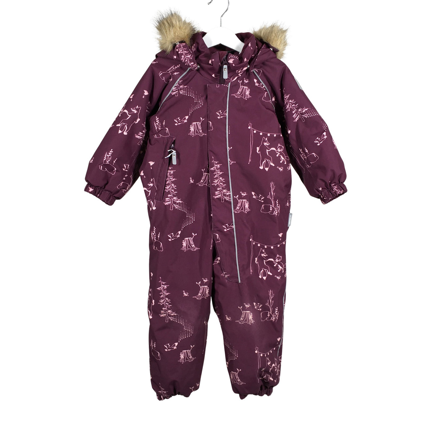 Unisex Reima - Winter overall, size 92 - 98 - Violet (1)