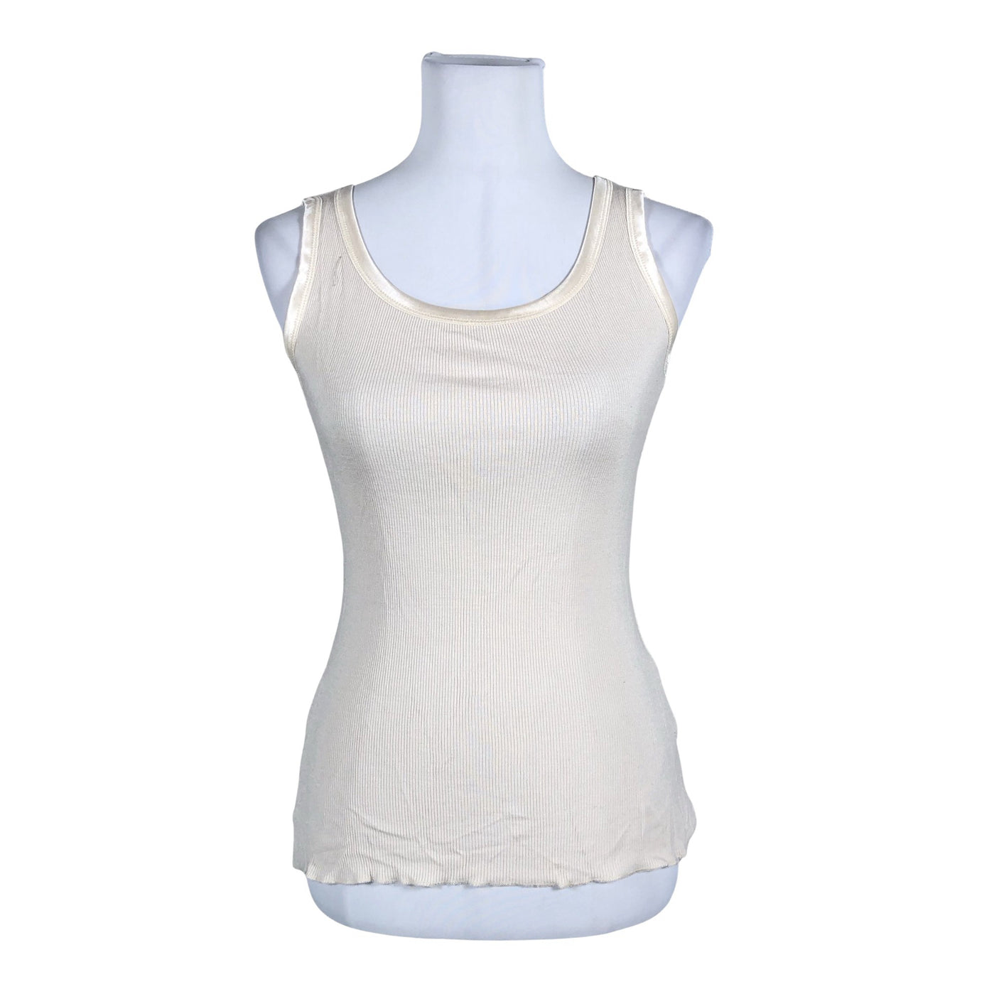 Unisex Soyaconcept - Tricot tank top, size 36 - Beige (1)