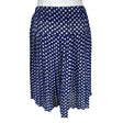 Unisex Amis - Pleated skirt, size 38 - Blue ()