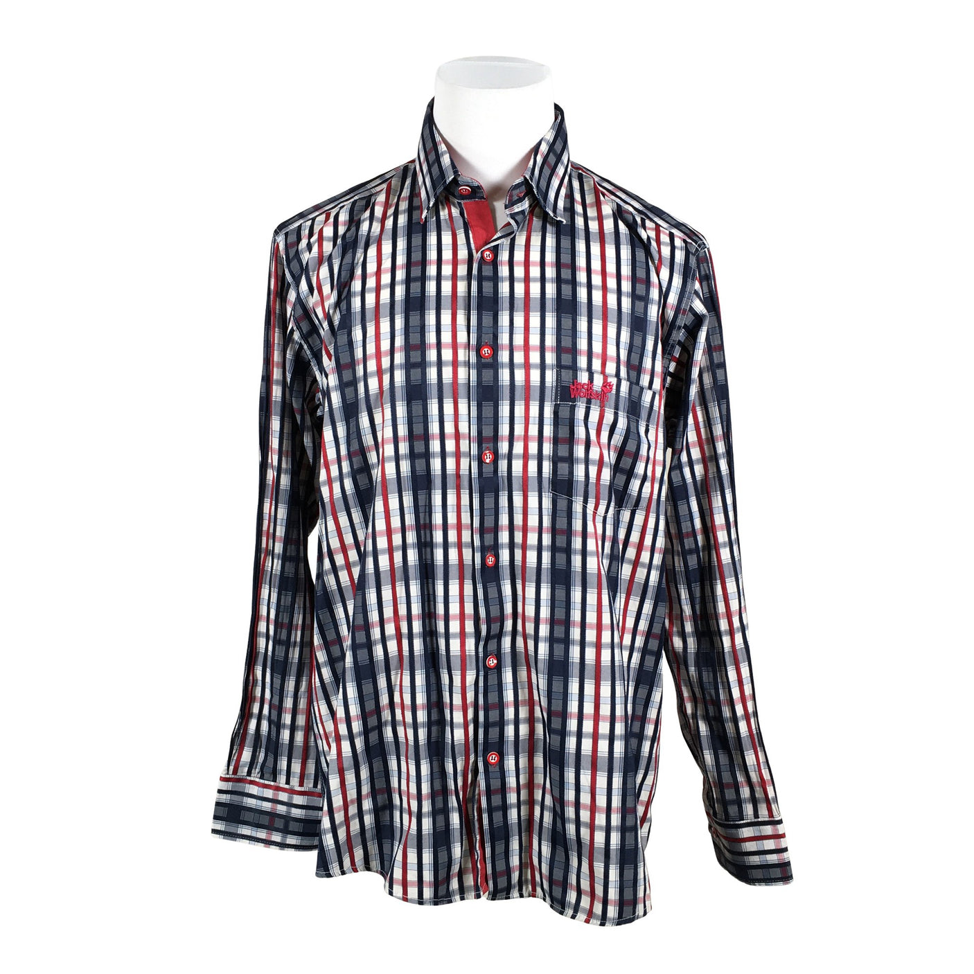 Unisex Jack Wolfskin - Collared shirt, size XL - Blue (1)