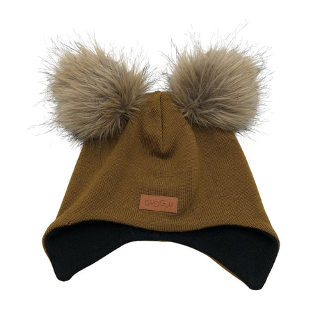 Unisex Gugguu - Winter beanie, size 50 - 52 cm - Brown ()