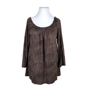 Unisex Nanso - Tricot tunic, size 48 - Brown (1)