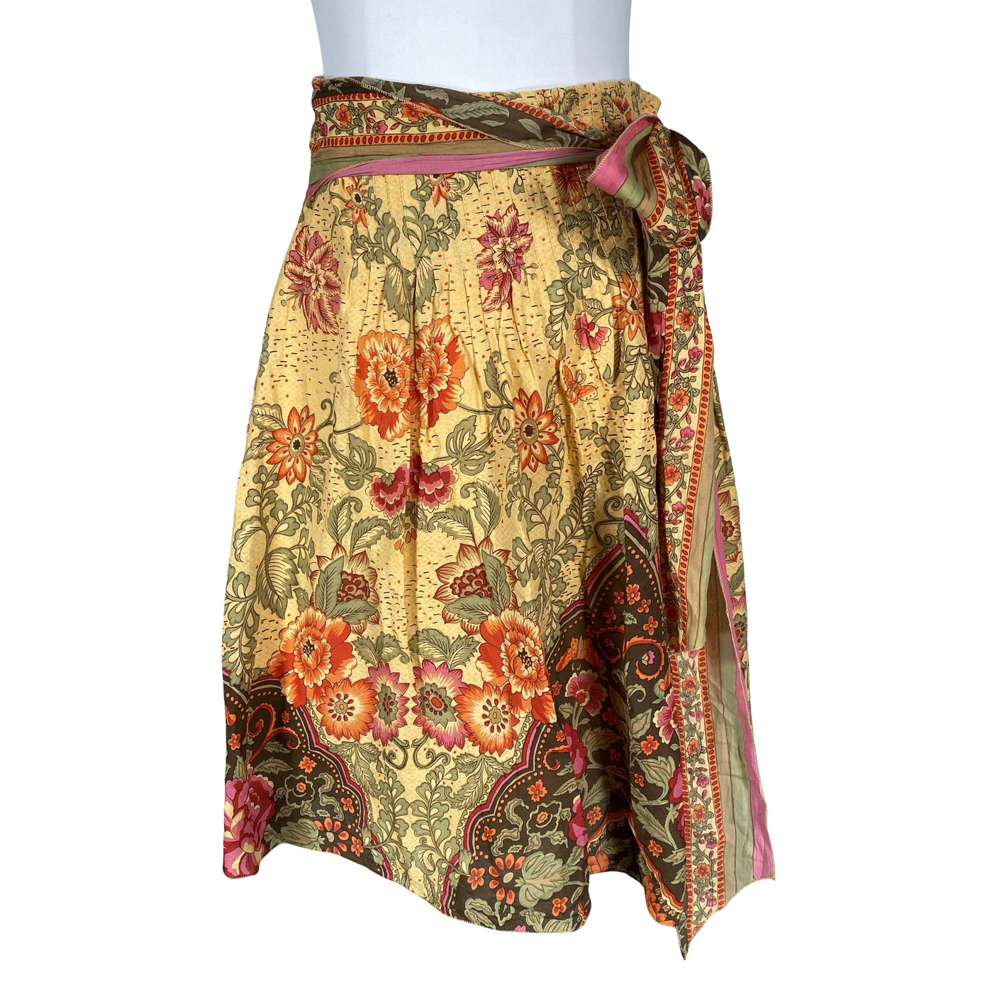 Unisex Derhy - Fabric skirt, size 40 - Yellow (1)