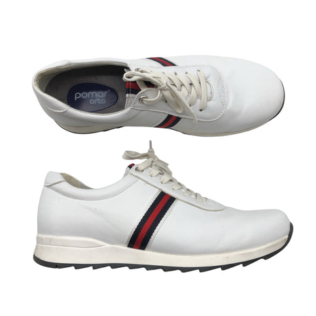 Unisex Pomar - Casual sneakers, size 45 - White ()