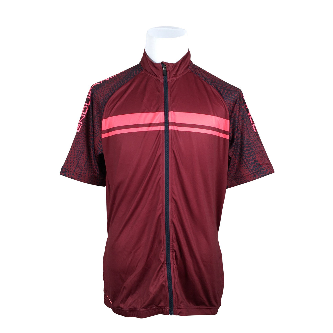 Unisex Endurance - Sports shirt, short sleeve, size S - Wine red (1)