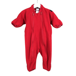 Unisex Polarn O. Pyret - Windfleece jumpsuit, size 56 - 62 - Red (1)