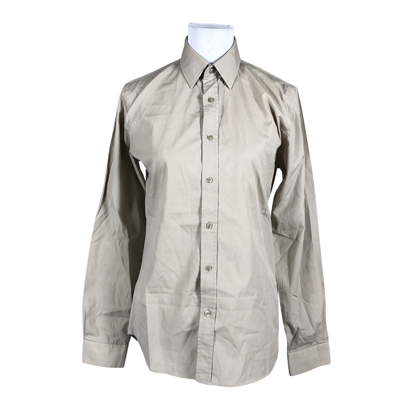 Unisex Burberry - Collared shirt, size 38 - Beige (1)