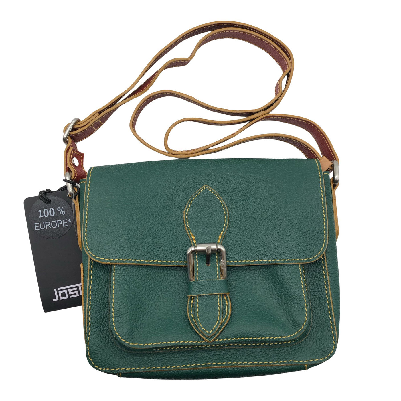 Unisex JOST - Shoulder bag, size Midi - Green (1)