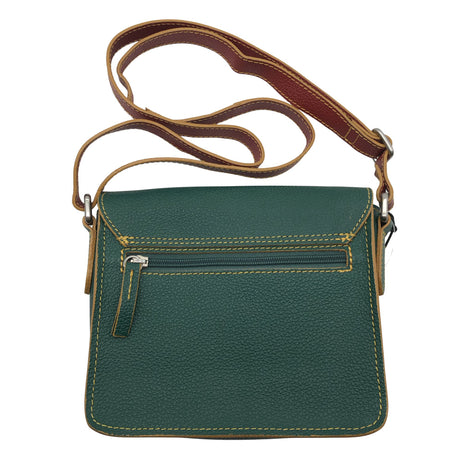 Unisex JOST - Shoulder bag, size Midi - Green (2)