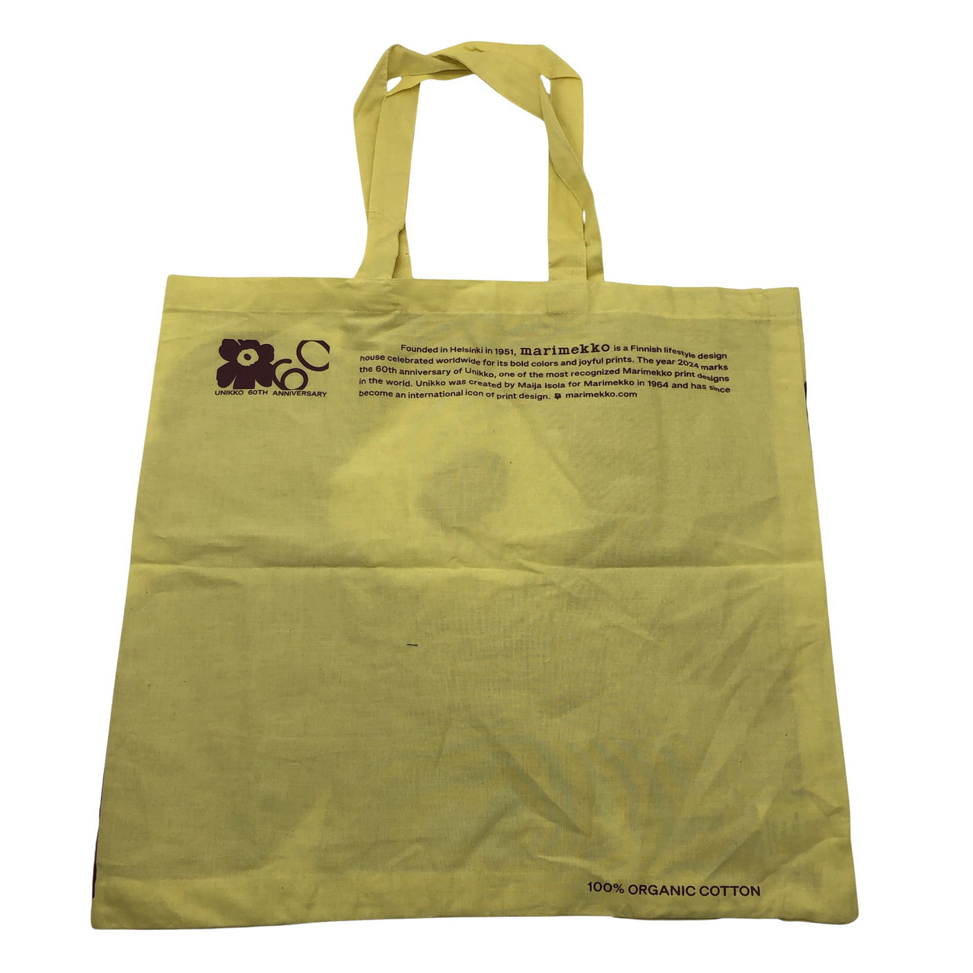 Unisex Marimekko - Shopping bag, size Maxi - Yellow (2)