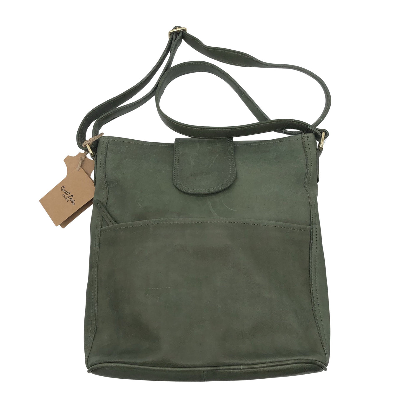 Unisex Gusti Leder - Shoulder bag, size Midi - Green (1)