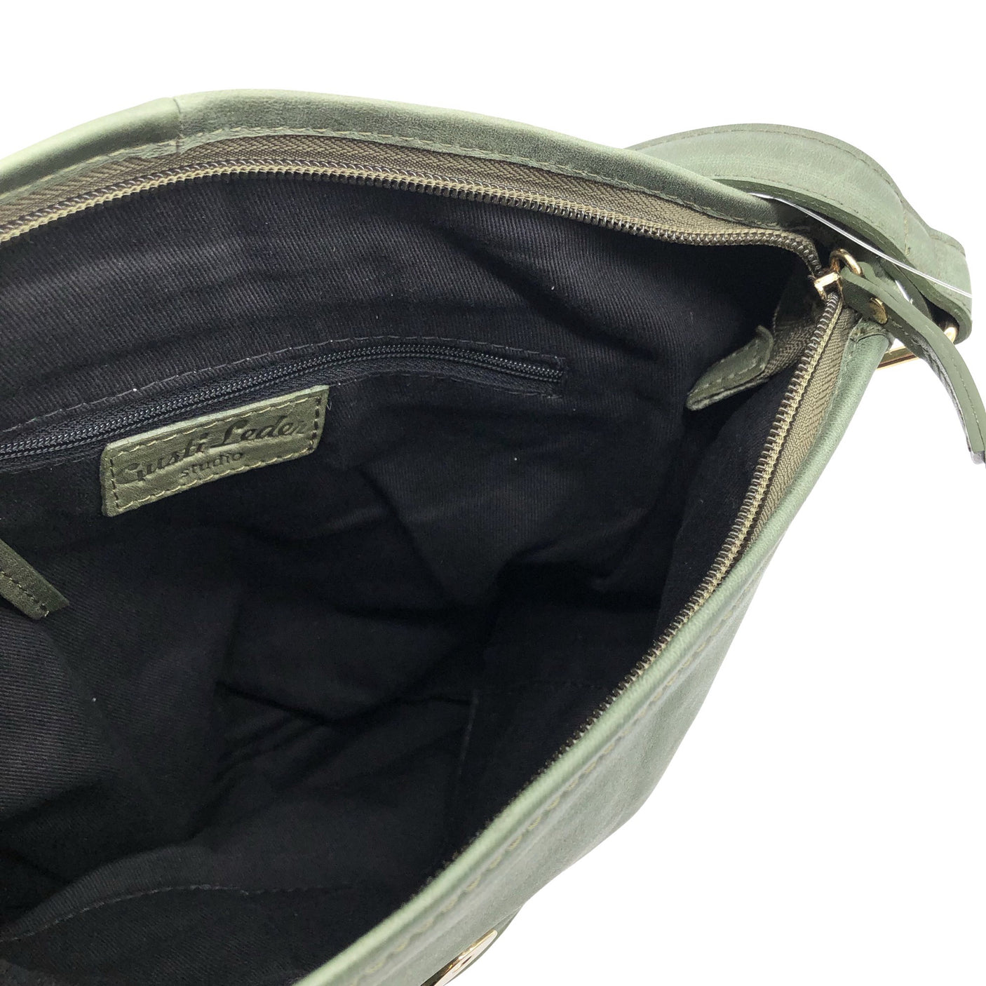 Unisex Gusti Leder - Shoulder bag, size Midi - Green (2)