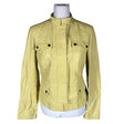 Unisex Marella - Leather jacket, size 40 - Yellow ()