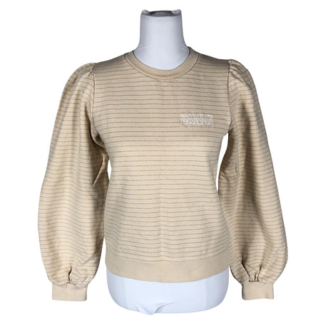 Unisex Ganni - Sweatshirt, size 36 - Beige ()