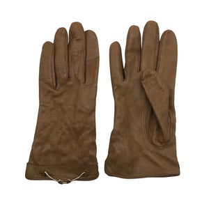 Unisex Sauso - Leather gloves, size Ei kokoa - Brown (1)