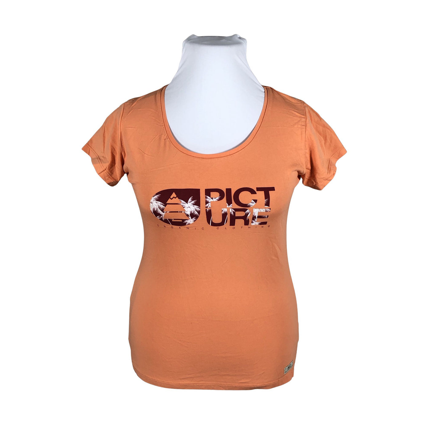 Unisex Picture Organic Clothing - T-shirt, size 42 - Orange (1)