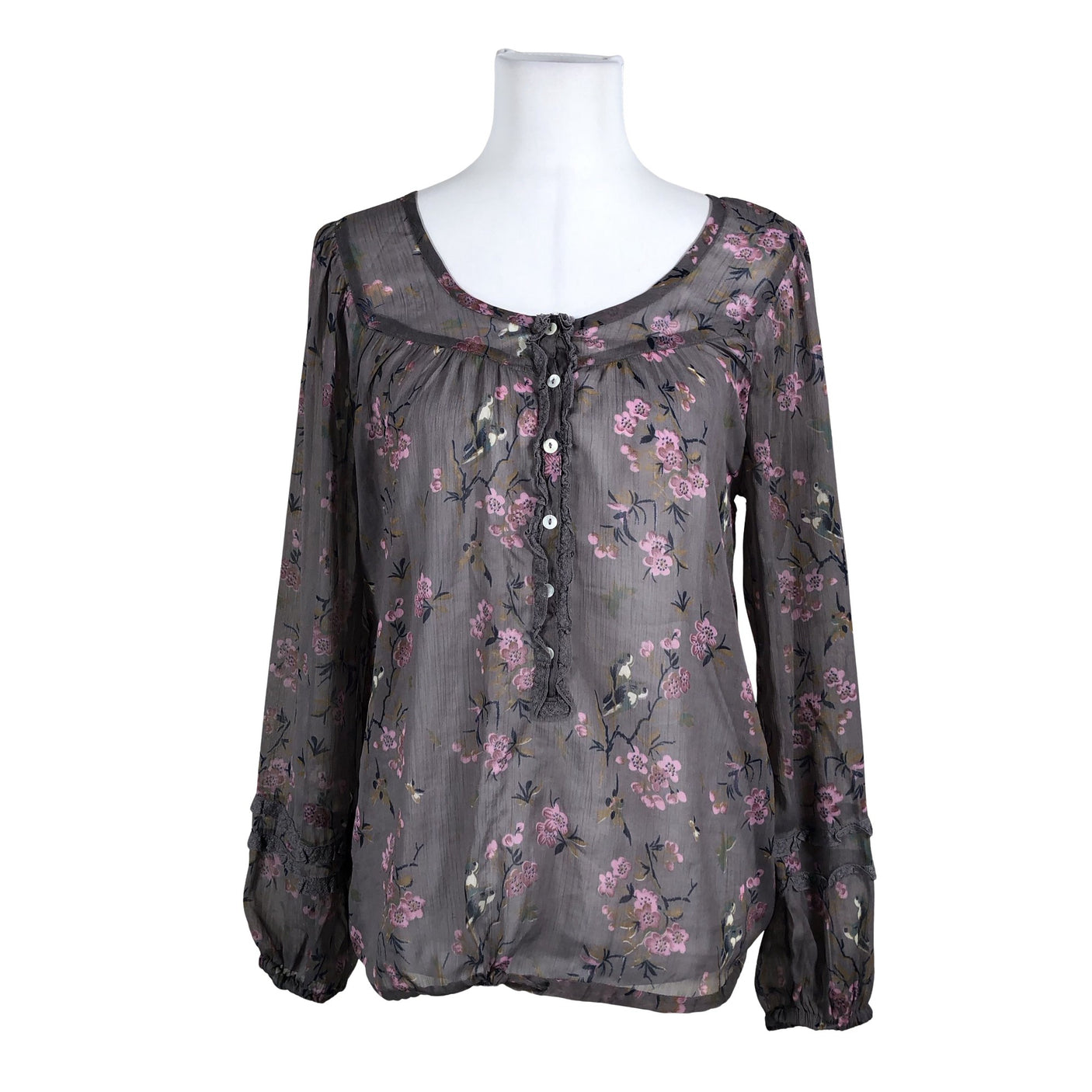 Unisex Saint Tropez - Blouse, size 36 - Gray (1)