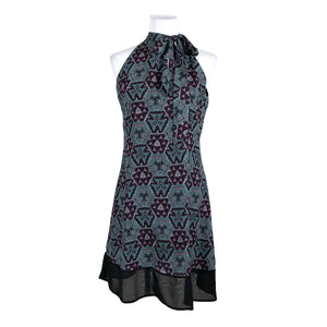 Unisex Your Face - Schiffon dress, size 38 - Black (1)