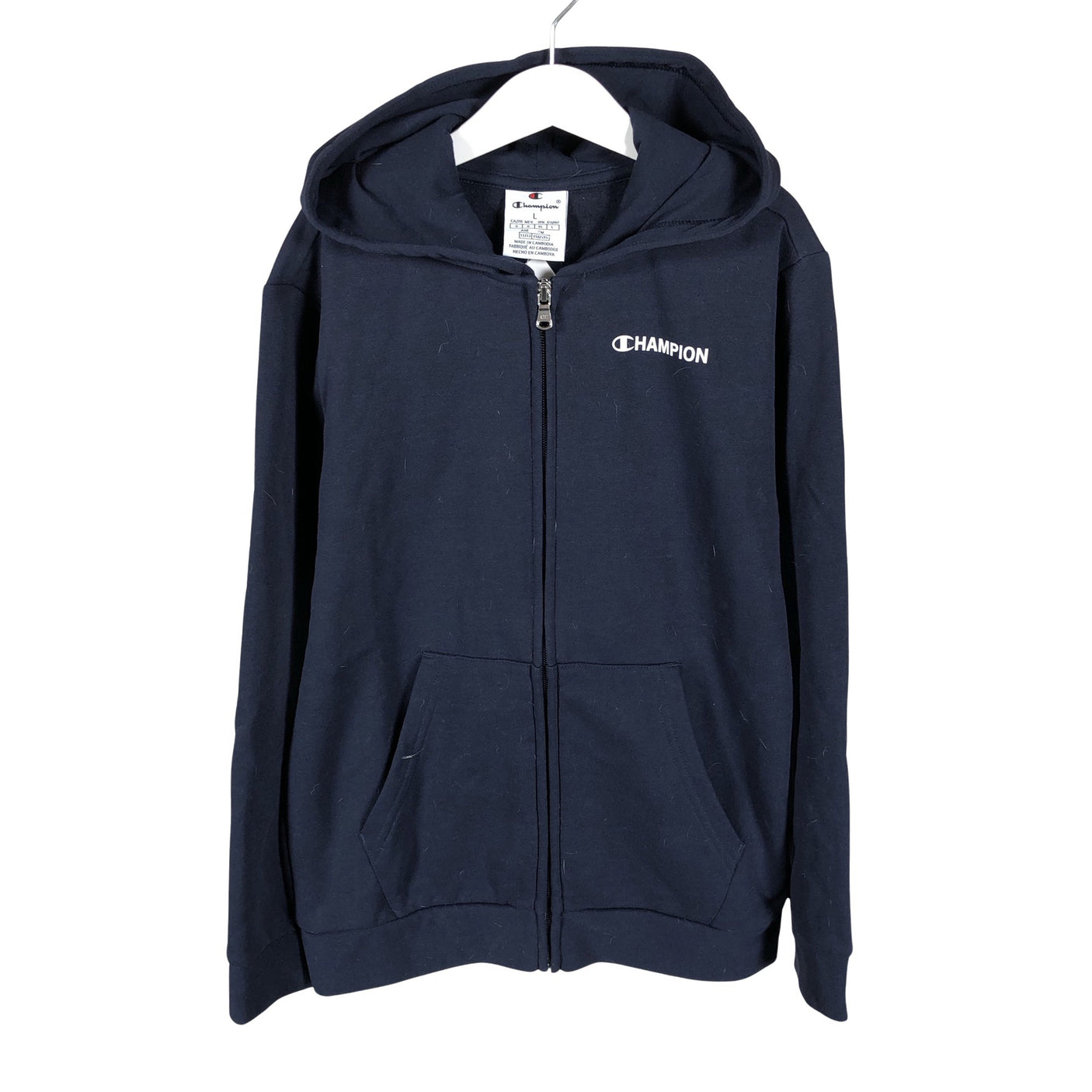 Unisex Champion - Hoodie, size 146 - 152 - Blue (1)