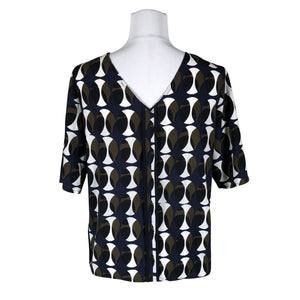 Unisex Sisley - Short-sleeved blouse, size 36 - Blue (2)