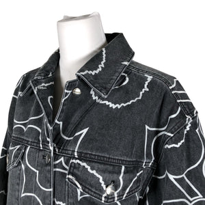 Unisex Marimekko - Denim jacket, size 40 - Gray (3)