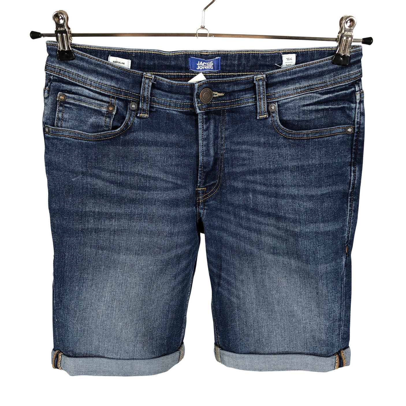 Unisex Jack & Jones - Denim shorts, size 164 - 170 - Blue (1)