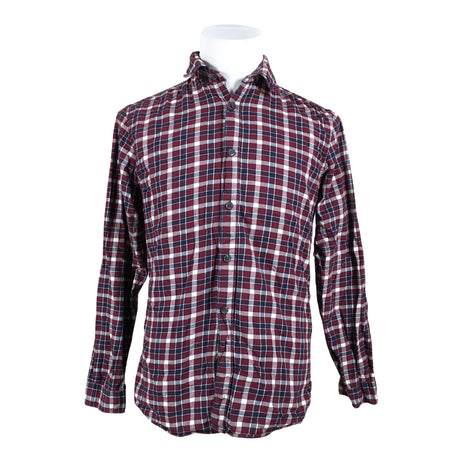 Unisex Selected - Collared shirt, size M - Wine red ()