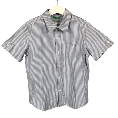 Unisex Benetton - Collared shirt, size 134 - 140 - Light blue ()