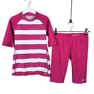 Unisex Reima - Swim shirt, size 134 - 140 - Pink (1)