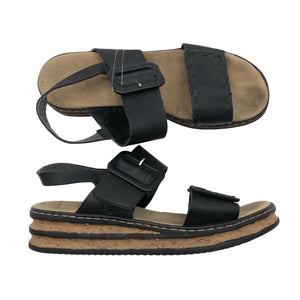 Unisex Rieker - Sandals, size 40 - Black (1)