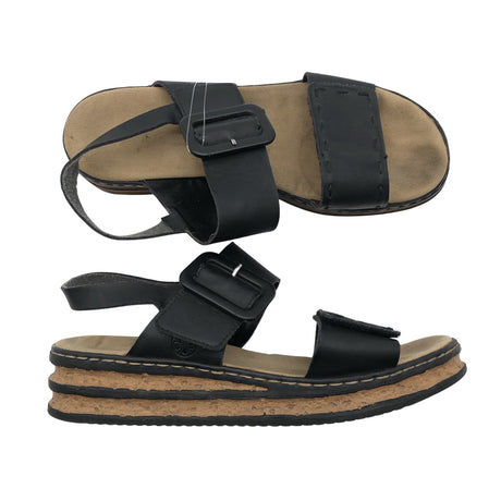 Unisex Rieker - Sandals, size 40 - Black ()