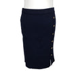 Unisex Lindex - Knit skirt, size 44 - Blue ()