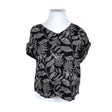Unisex Fransa - Short-sleeved blouse, size 44 - Black ()