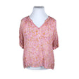 Unisex Part two - Short-sleeved blouse, size 46 - Light pink ()