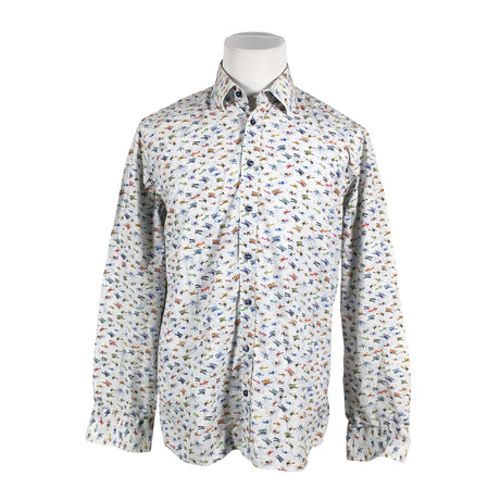 Unisex Sand - Collared shirt, size L - White ()