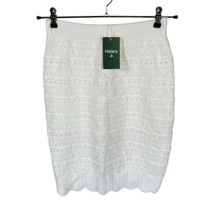 Unisex Halara - Knit skirt, size 38 - White (1)