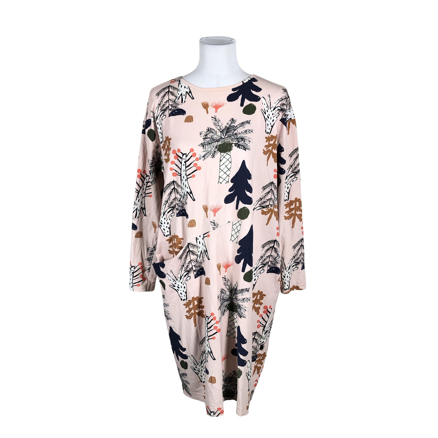 Unisex Papu - Tricot dress, size 38 - Light pink (1)