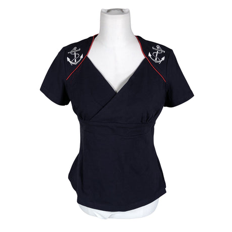 Unisex Lindy Bop - T-shirt, size 40 - Blue ()