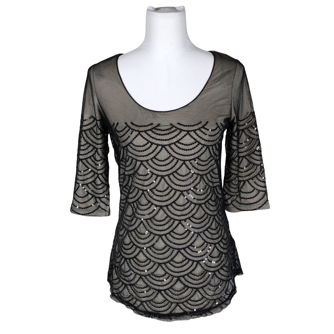 Unisex Long Tall Sally - Blouse, size 38 - Black (1)