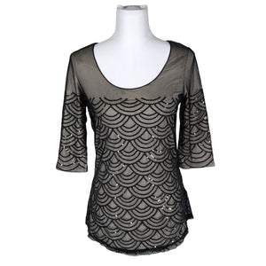 Unisex Long Tall Sally - Blouse, size 38 - Black (1)